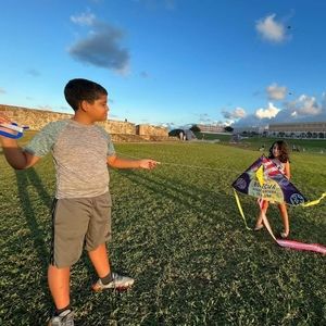 Chiringa de Boricua en la Luna de chiringas.com